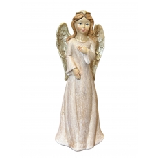Ангел з крилами шампань 20 см
