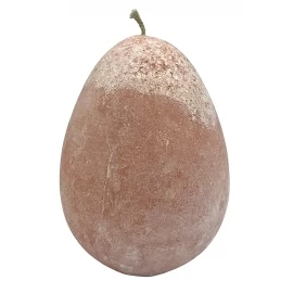 ЕКО свічка яйце помаранчеве 14 см